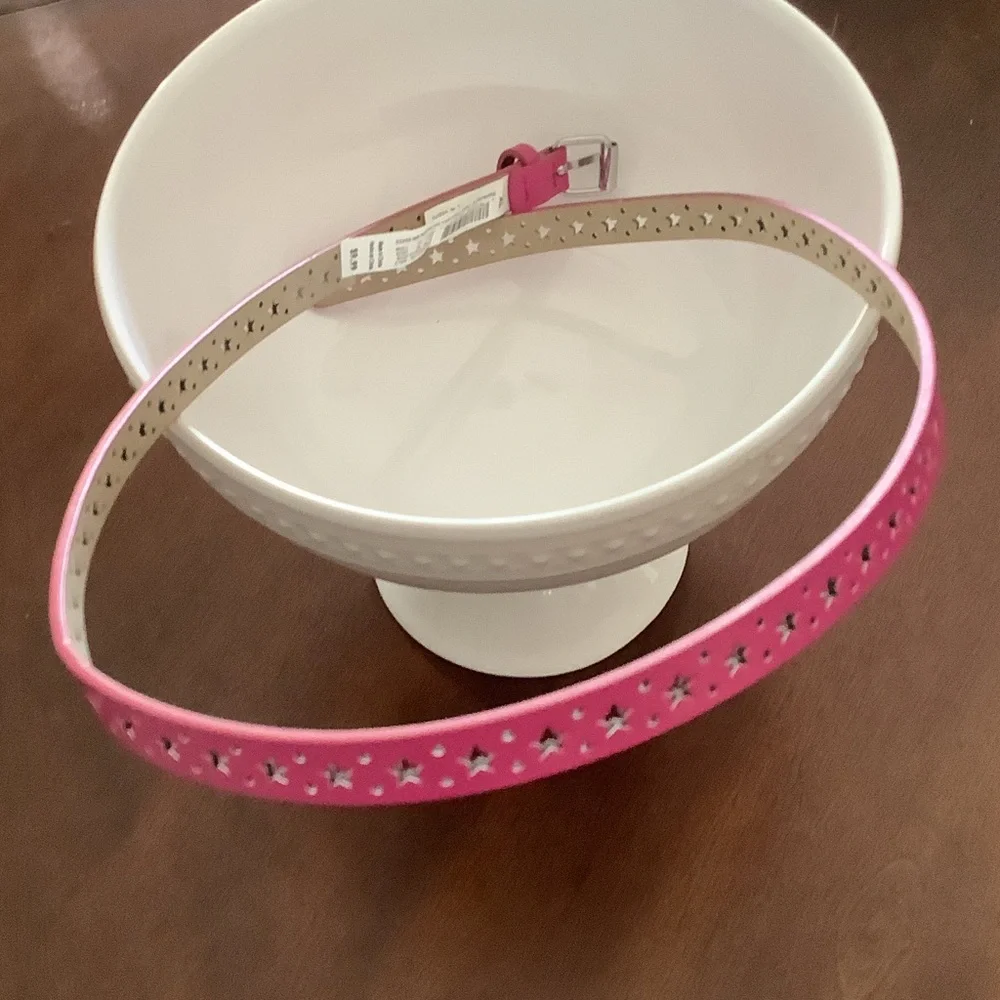 Target Pink Kids Belt with Star Design ( Bundle 2 items)